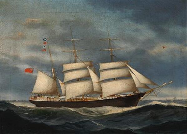 Edvard Petersen barque Annie Burrill